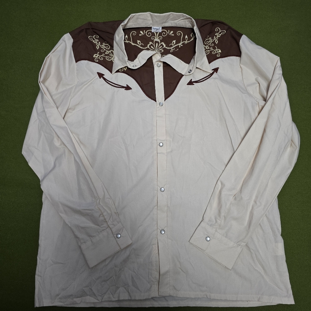 Western Style Embroidered Shirt